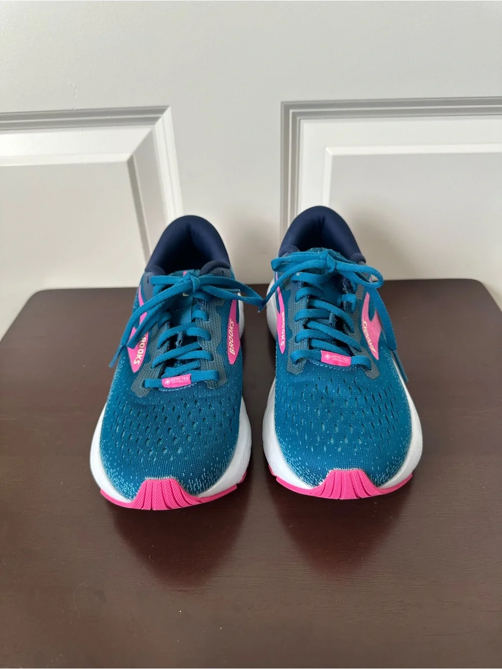 Brooks Women's Ghost 16 GTX Running Shoes Moroccan Blue/ Pink Size 8
